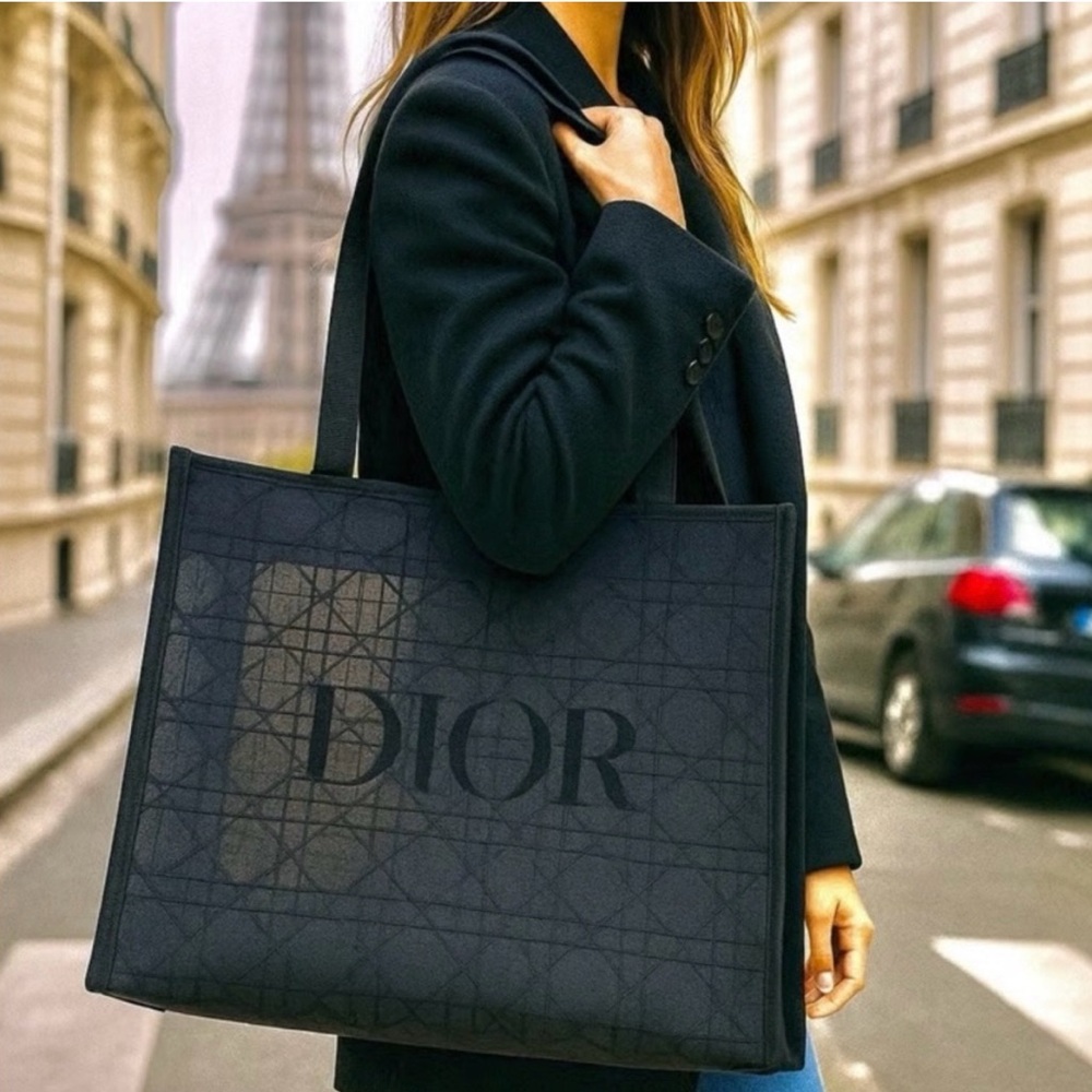 GWP Dior Black VIP Mesh Tote Bag
